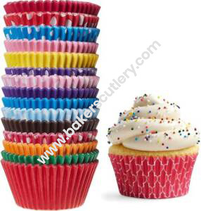 Baker's Cutlery® 12 Cm Cupcake Liner Baking Cups Cupcake Mold Paper Muffin Random 100 Pcs (Single/Assorted Color/Prints)
