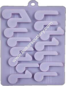 Baker's Cutlery® 14 Musical Notes Shape Silicone Chocolate Mould