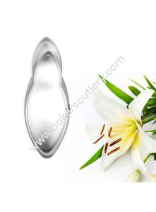 Baker's Cutlery® 2 Pcs Lily Petals Shape Cutter Bakeware Mould Biscuit Mould Set Sugar Arts Fondant Tools