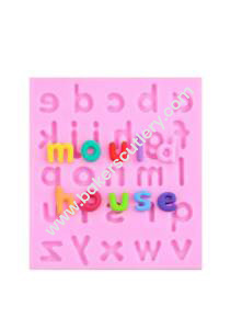 Baker's Cutlery® 26 Cavity Silicon Small Alphabet Letter Fondant Marzipan Mould