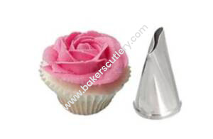 Baker's Cutlery® 2D  &  1M Rose Flower Cake Decorating Icing Steel Nozzles Reusable  &  Washable Bakeware/Kitchen Tool