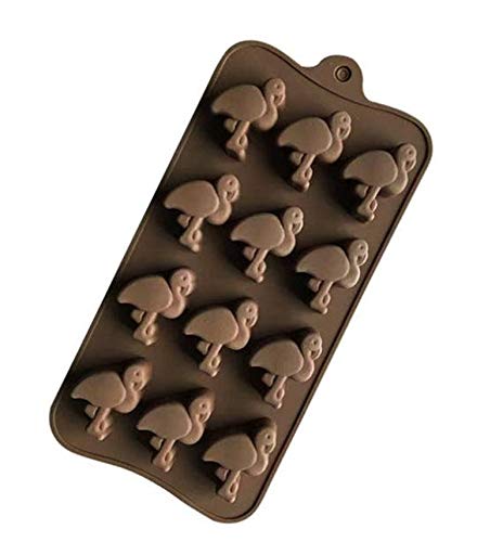 Baker's Cutlery® 12 Cavity Flamingo Shape Silicone Chocolate Mould