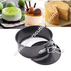 Baker's Cutlery® – Nonstick Round Cake Mould For Cake, Cheesecake, Etc (5 Inch)
