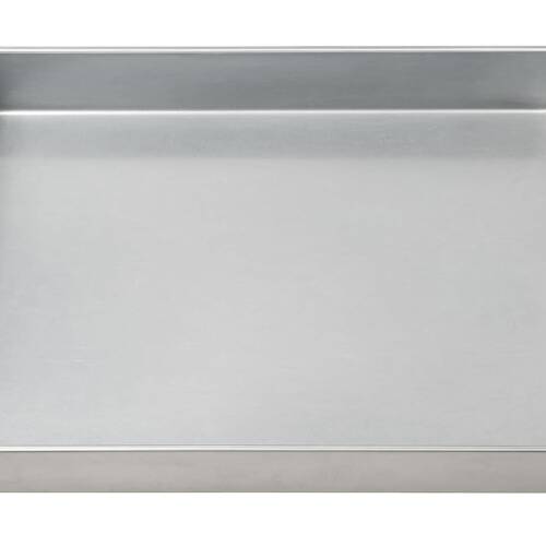 Baker's Cutlery® Aluminium Rectangle Tray /Sweet Tray/Baking Tray - (11 X 9 X 1) Inches