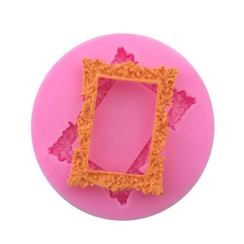 Baker's Cutlery® Silicon 1Pcs Circle Frame Or Broches Shape Fondant Clay Marzipan Mould