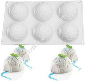 Baker's Cutlery® – 6 Cavity Igloo House Silicone Chocolate Mould