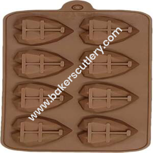 Baker's Cutlery® Silicon 8 Cavity Heart Pinata Chocolate Mould, Jelly Candy Mould
