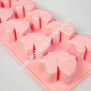 Baker's Cutlery® - 8 Cavity Unicorn Shape Silicone Chocolate Mould