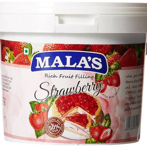 Baker's Cutlery® Mala'S Strawberry Fillings, 1Kg Bucket