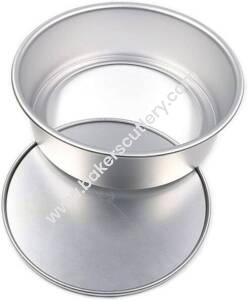 Baker's Cutlery® Aluminium Baking Round Cake Mould, Size- 12 Inch (Height-2 Inch)