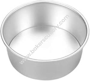 Baker's Cutlery® Aluminium Baking Round Cake Mould, Size- 5 Inch (Height-2 Inch)