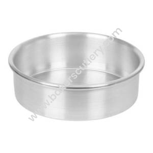 Baker's Cutlery® Aluminium Baking Round Cake Mould With Loose Bottom, Size- 6 Inch (Height-2 Inch)