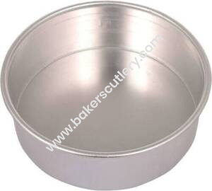 Baker's Cutlery® Aluminium Baking Round Cake Mould, Size- 7 Inch (Height-2 Inch)