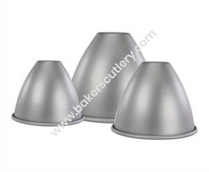 Baker's Cutlery® Aluminium Cake Doll Frock Moulds - 3 Pieces