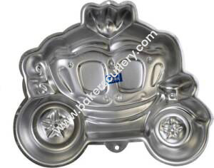 Baker's Cutlery® Aluminium Cake Mould Pans Princess Carriage 1 Kg