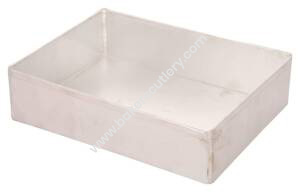 Baker's Cutlery® Aluminium Rectangle Cake Mould 9 X 11 X 2 Inch