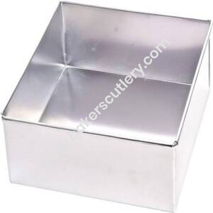 Baker's Cutlery® Aluminium Square Cake Mould 6 Inch