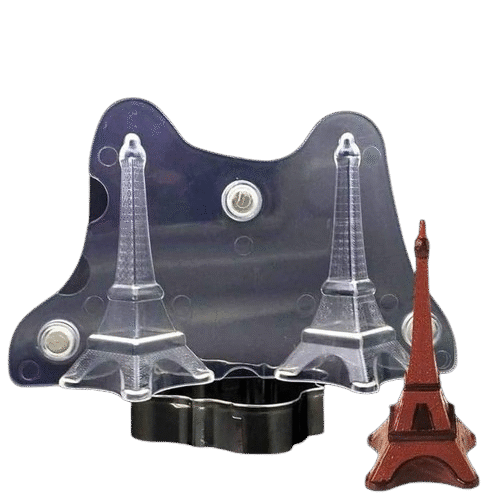 Baker's Cutlery® Polycarbonate 3D Eiffel Tower Chocolate Mold Chocolate Mould Tools