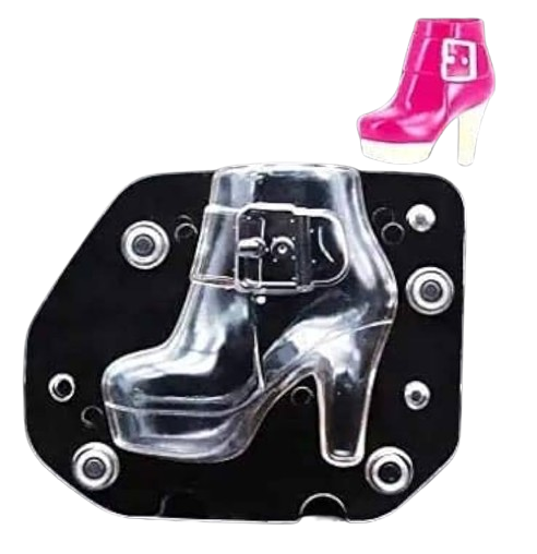 Baker's Cutlery® Polycarbonate 3D Ladies Boot Chocolate Mold Chocolate Mould Tools
