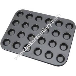 Baker's Cutlery® Non Stick 24 Cavity Muffin Mini Cup Cake Mould