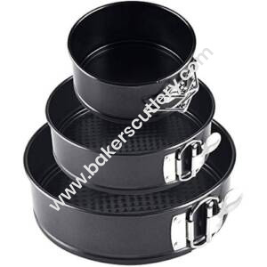 Baker's Cutlery® Heavy Nonstick Carbon Steel Cake Mould - 3 Pieces
