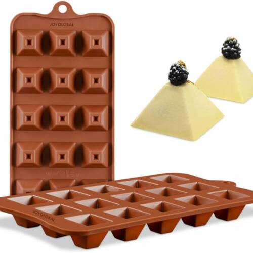 Baker's Cutlery® Silicone 15 Cavity Pyramid Chocolate Mould