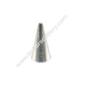 Baker's Cutlery® Small Nozzle No. 66 Leaf Piping Nozzle