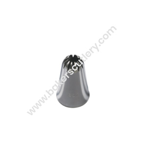 Baker's Cutlery® Small Nozzle No. A2 Closed Star Piping Nozzle