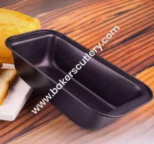 Baker's Cutlery®- Bread Loaf Nonstick Bread Baking Pan Tray Mould Carbon Steel Bread Loaf Pans - Black