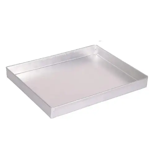 Baker's Cutlery® Aluminium Rectangle Baking Tray/Sweet Tray/Baking Tray (10 X 8 X 0.5) Inches