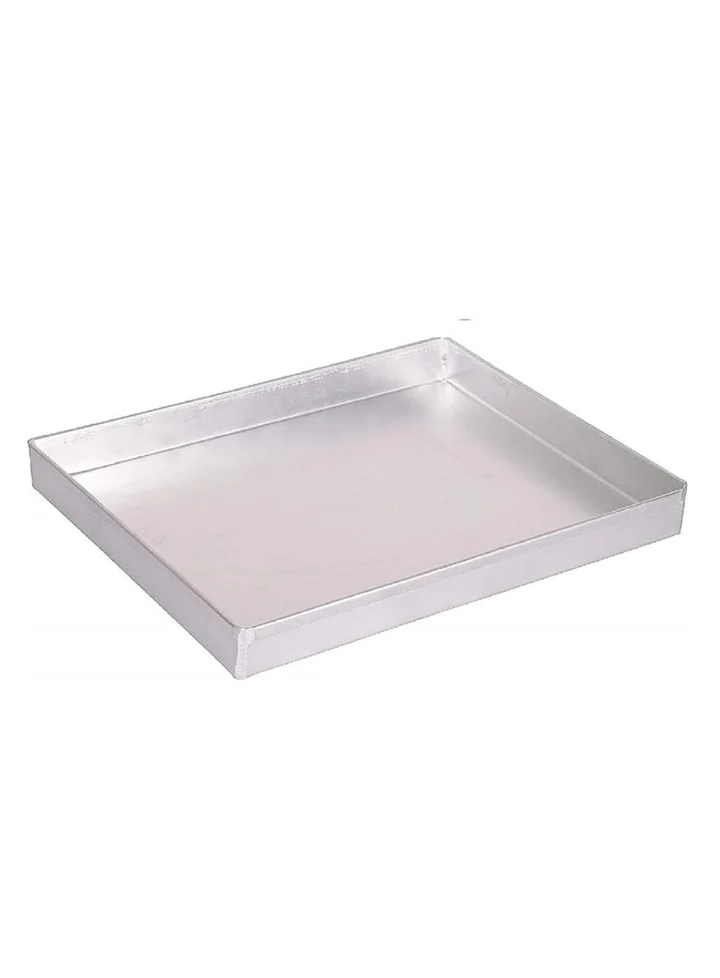 Baker's Cutlery® Aluminium Rectangle Baking Tray/Sweet Tray/Baking Tray (10 X 8 X 0.5) Inches