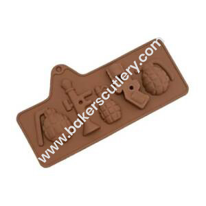 Baker's Cutlery® - Grenade Bomb Riffle Diwali Silicone Mould