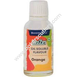 Baker's Cutlery® Lezzet Oil Soluble Orange Flavour 10Ml