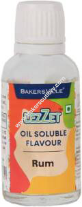 Baker's Cutlery® Lezzet Oil Soluble Rum Flavour 10Ml