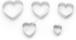 Baker's Cutlery® Love Shape Cookie Cutter Stainless Steel Cookie Cutter
