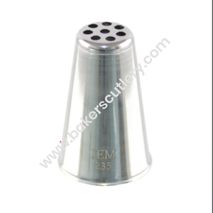 Baker's Cutlery® Medium Nozzle No. 235 Small Plain Grass Piping Nozzle