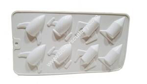 Baker's Cutlery® - Missle Chocolate Mould 8 Cavity For Diwali