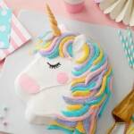 Baker's Cutlery® - Unicorn Mould Silicone Cake Pan Mould, Chocolate, Jelly, Colour-Random - Image 2