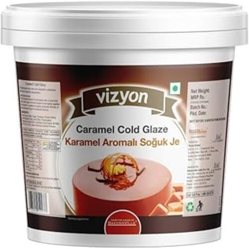 Baker's Cutlery® Vizyon Cold Glaze 900 Gm, Caramel