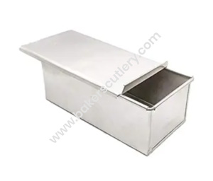 Baker's Cutlery® Aluminium Bread Loaf With Lid, Small, 20 Cm