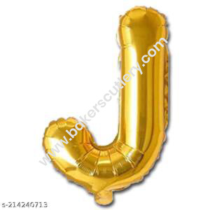 Baker’s Cutlery®  Alphabet Foil balloon | Letters balloon | Birthday name ballons | 16 inch Golden foil Balloons for Birthday