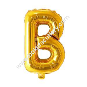 Baker’s Cutlery® Alphabet Foil balloon | Letters balloon | Birthday name ballons | 16 inch Golden foil Balloons for Birthday