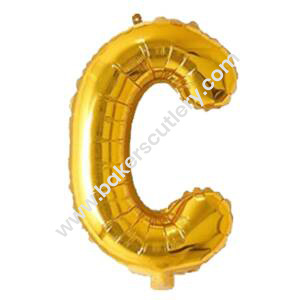 Baker’s Cutlery®  Alphabet Foil balloon | Letters balloon | Birthday name ballons | 16 inch Golden foil Balloons for Birthday