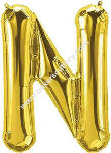 Baker’s Cutlery® Alphabet Foil balloon | Letters balloon | Birthday name ballons | 16 inch Golden foil Balloons for Birthday