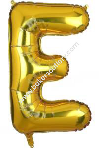 Baker’s Cutlery®  Alphabet Foil balloon | Letters balloon | Birthday name ballons | 16 inch Golden foil Balloons for Birthday