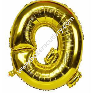 Baker’s Cutlery®  Alphabet Foil balloon | Letters balloon | Birthday name ballons | 16 inch Golden foil Balloons for Birthday
