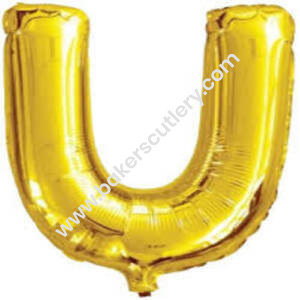 Baker’s Cutlery® Alphabet Foil balloon | Letters balloon | Birthday name ballons | 16 inch Golden foil Balloons for Birthday