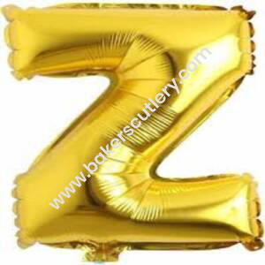 Baker’s Cutlery® Alphabet Foil balloon | Letters balloon | Birthday name ballons | 16 inch Golden foil Balloons for Birthday