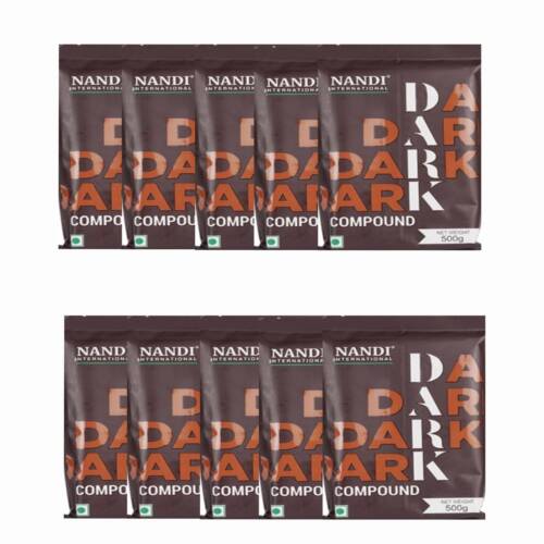 Baker’s Cutlery® Nandi international dark compound chocolate 500 g ( Pack of 10 )