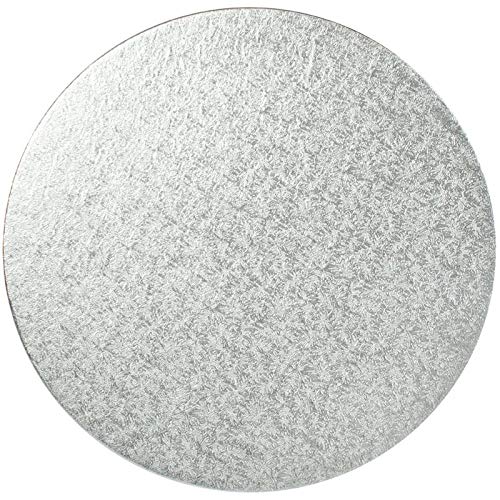 Baker’s Cutlery® Silver Round Drum Cake Board Cake Base - 16 inch ( Pack of 1 )